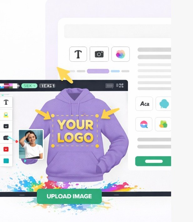 Customize Product with  graphics, text or even images