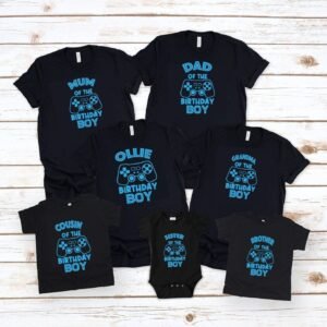 Birthday Squad Matching Tee Set Bundle