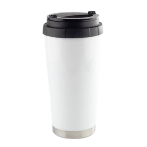 16oz S-Steel Thermos Cup White