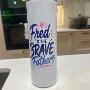 20 oz Steel Tumbler White